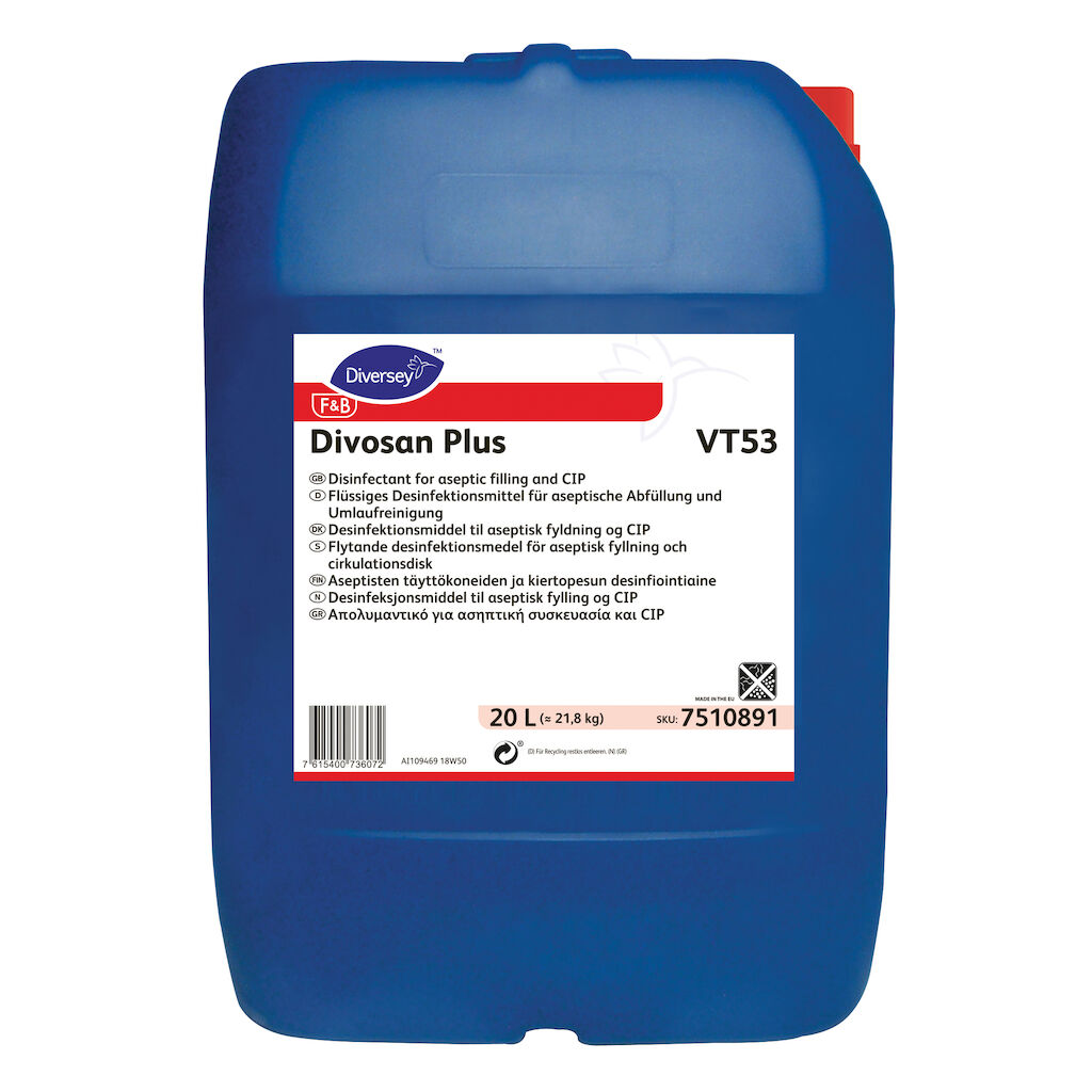 Divosan Plus VT53 20L - Peretikkahappopohjainen desinfektioaine